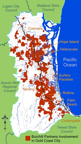 Burchill Partner's Involvement in Gold Coast City