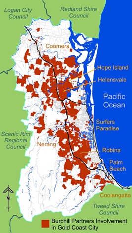 Burchill Partner's Involvement in Gold Coast City 